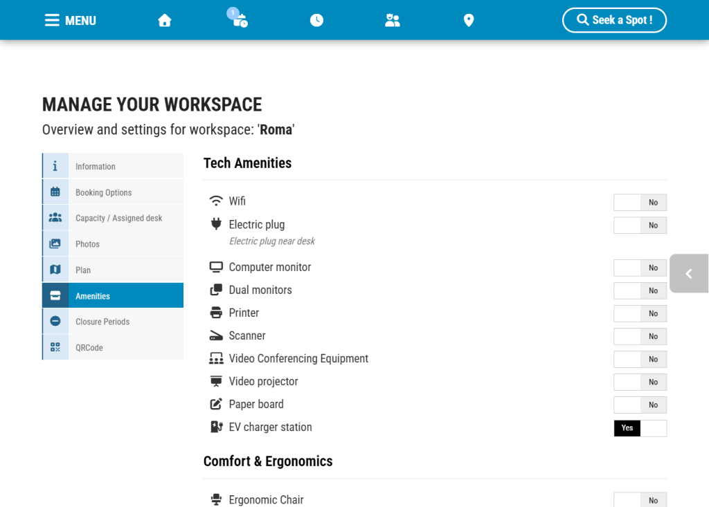 FireShot Capture 192 FlexyNook Manage your workspace hub.flexynook.app Gérer les places de parking et les bornes de recharge pour véhicules électriques avec FlexyNook