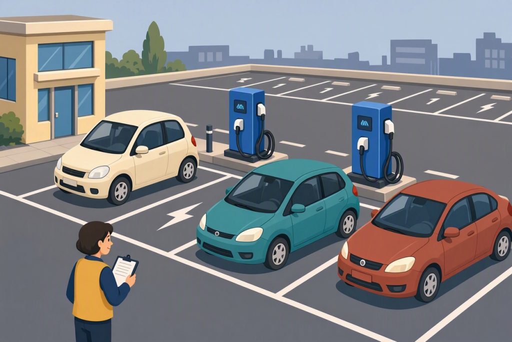 Manage Parking Spaces and EV Charging Stations with FlexyNoo Manage Parking Spaces and EV Charging Stations with FlexyNook