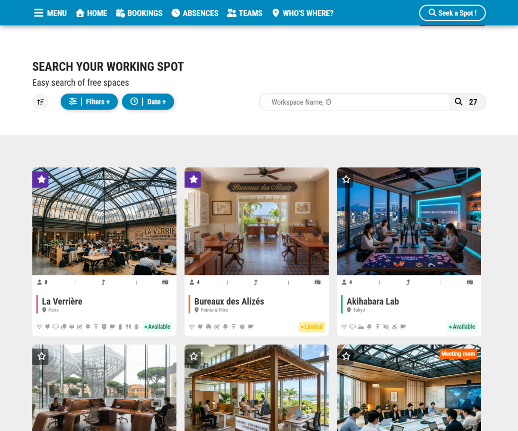 FireShot Capture 225 FlexyNook Search your working spot hub.flexynook.app Book in 3 clicks