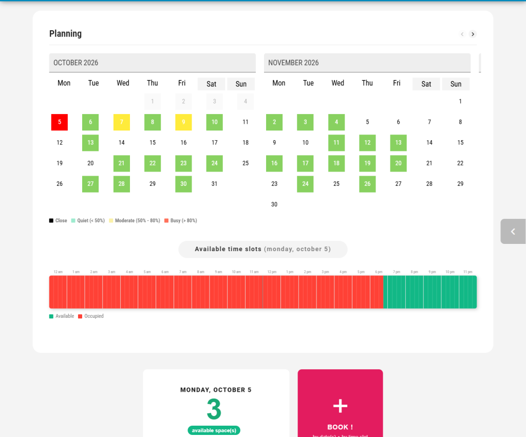 FireShot Capture 228 FlexyNook Manage your workspace hub.flexynook.app 1 Book in 3 clicks