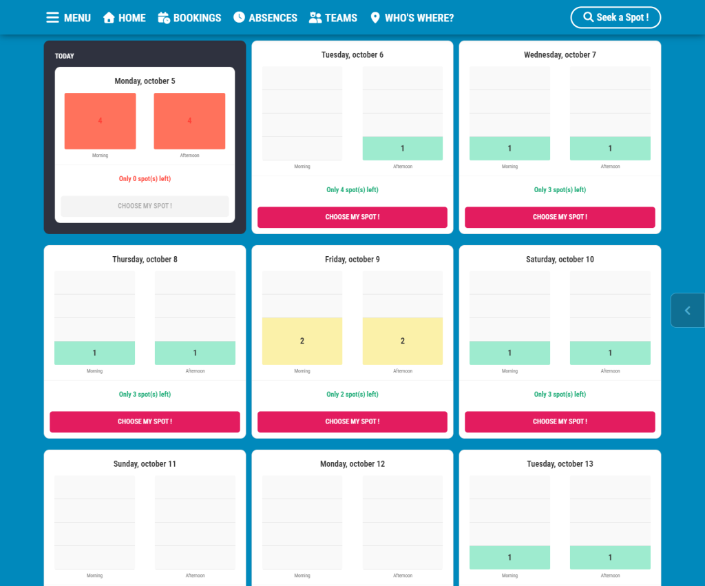 FireShot Capture 231 FlexyNook Manage your workspace hub.flexynook.app Book in 3 clicks