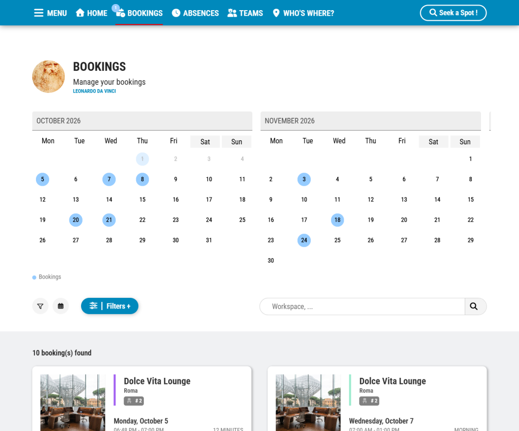 FireShot Capture 233 FlexyNook My bookings hub.flexynook.app Book in 3 clicks