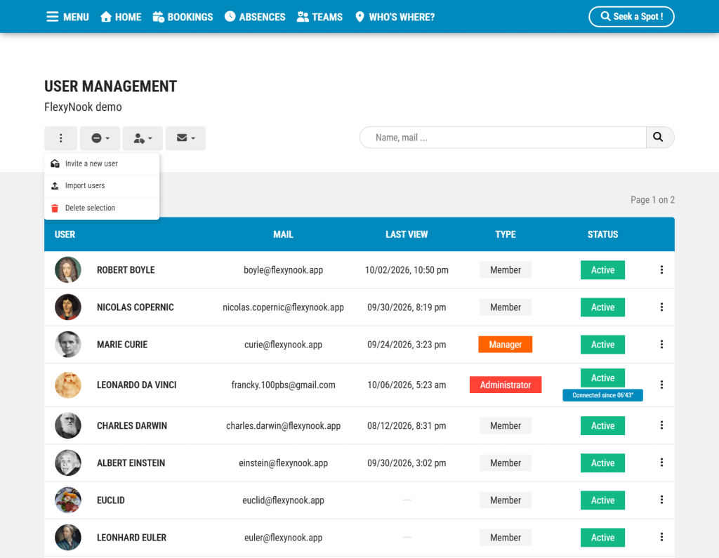 FireShot Capture 237 FlexyNook User Management hub.flexynook.app Managing User Access and Roles