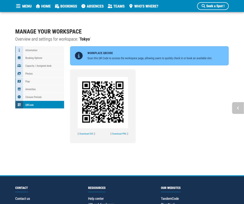 FireShot Capture 253 FlexyNook Manage your workspace hub.flexynook.app Using QR Codes to Simplify Booking and Check-in