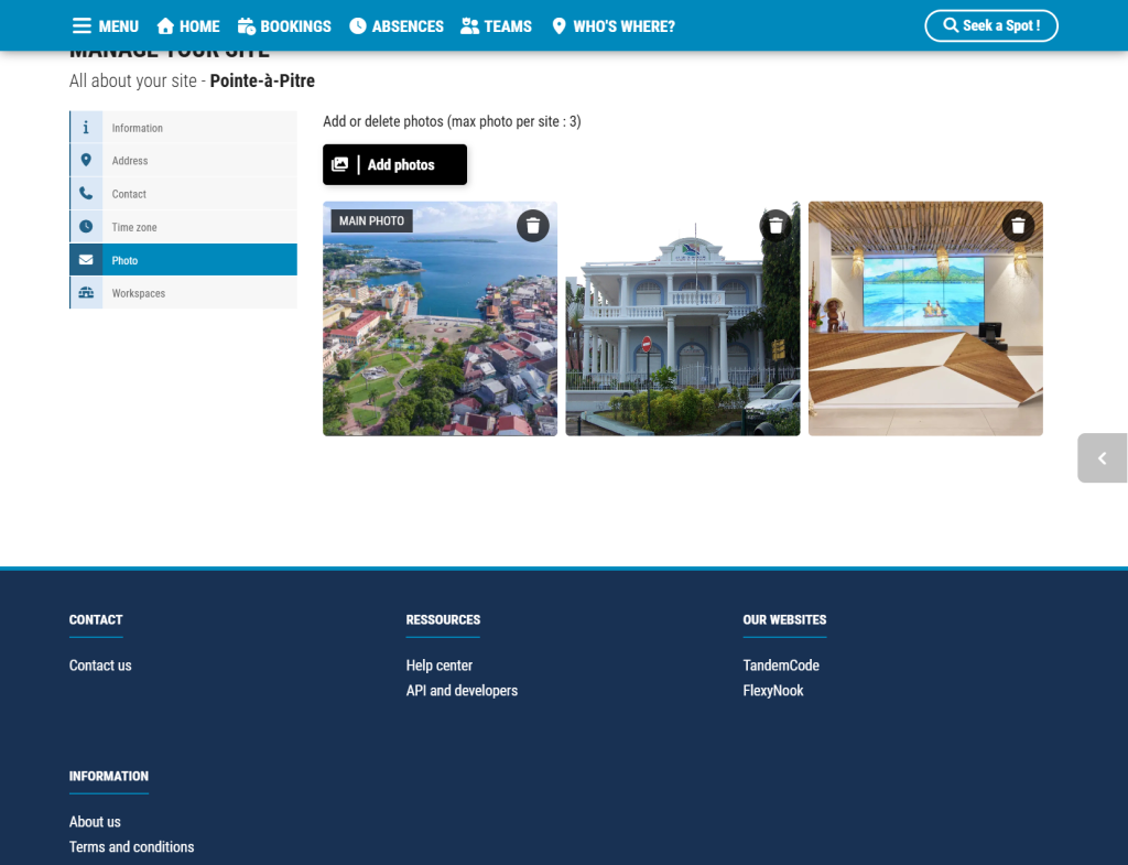 FireShot Capture 267 FlexyNook Manage your Site hub.flexynook.app Getting Started with FlexyNook: Setting Up Sites and Workspaces